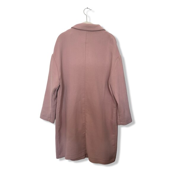 Topshop Blush Pink Oversized Longline Coat – UK 12 / US 8 - Picture 2 of 9